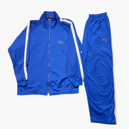 Stussy Sport Blue Full Tracksuit 90 s